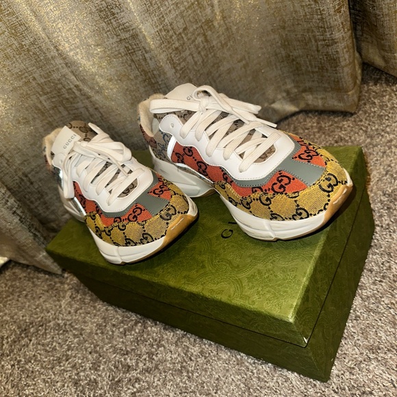Gucci Womens Rhyton ‘GG Monogram - multi color’ - Picture 2 of 13
